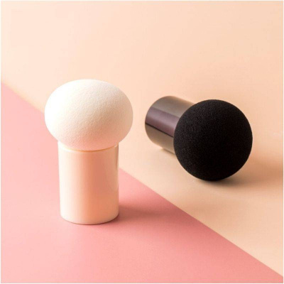 Спонж для влажного и сухого макияжа Xiaomi Jordan Judy NV039 2шт. Black/Pink