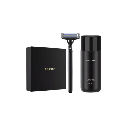 Набор для бритья BEHEART Magnetic 5-Layer Manual Shaver S500 Black
